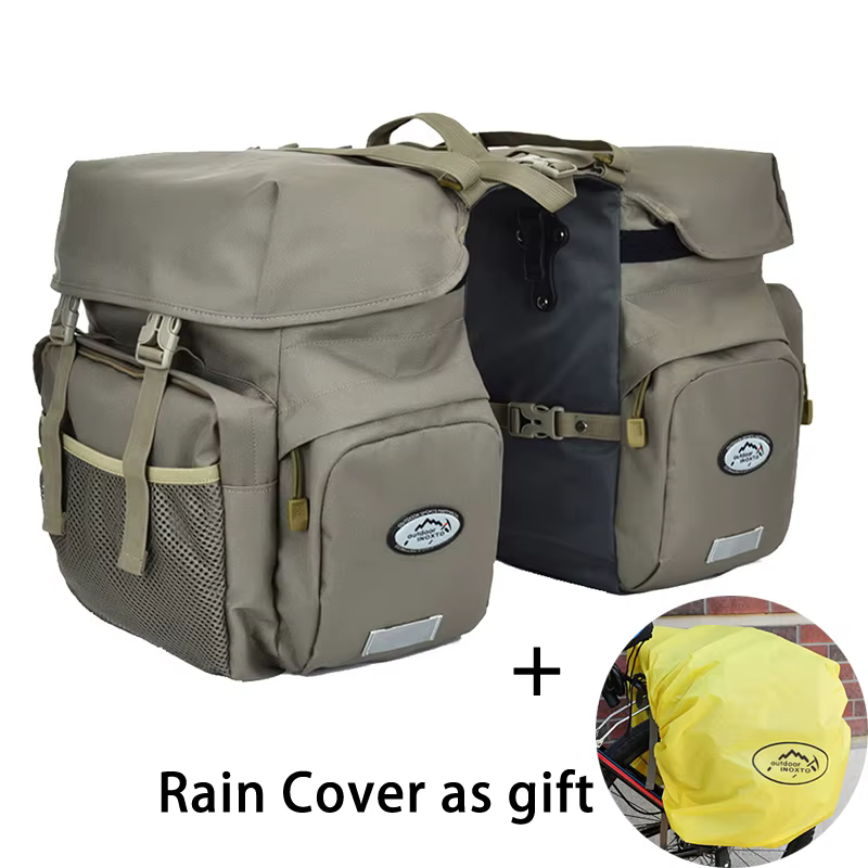 Sac de vélo multifonction étanche double face, sac Electrolux, sac de coffre, sacoche de vélo, bagag