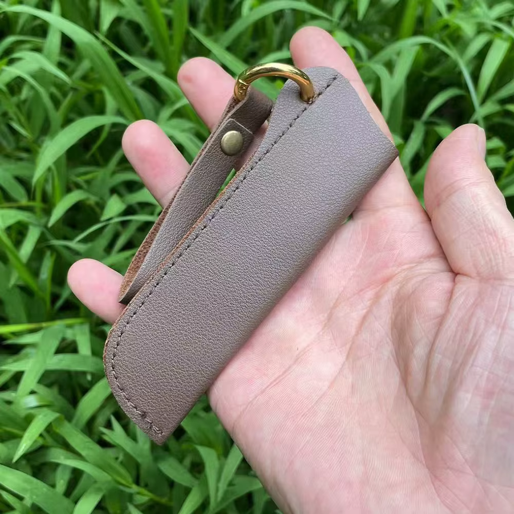 Étui en cuir PU pour couteau pliant de 11,5 cm, pochette de transport, gaine en cuir, accessoires DI