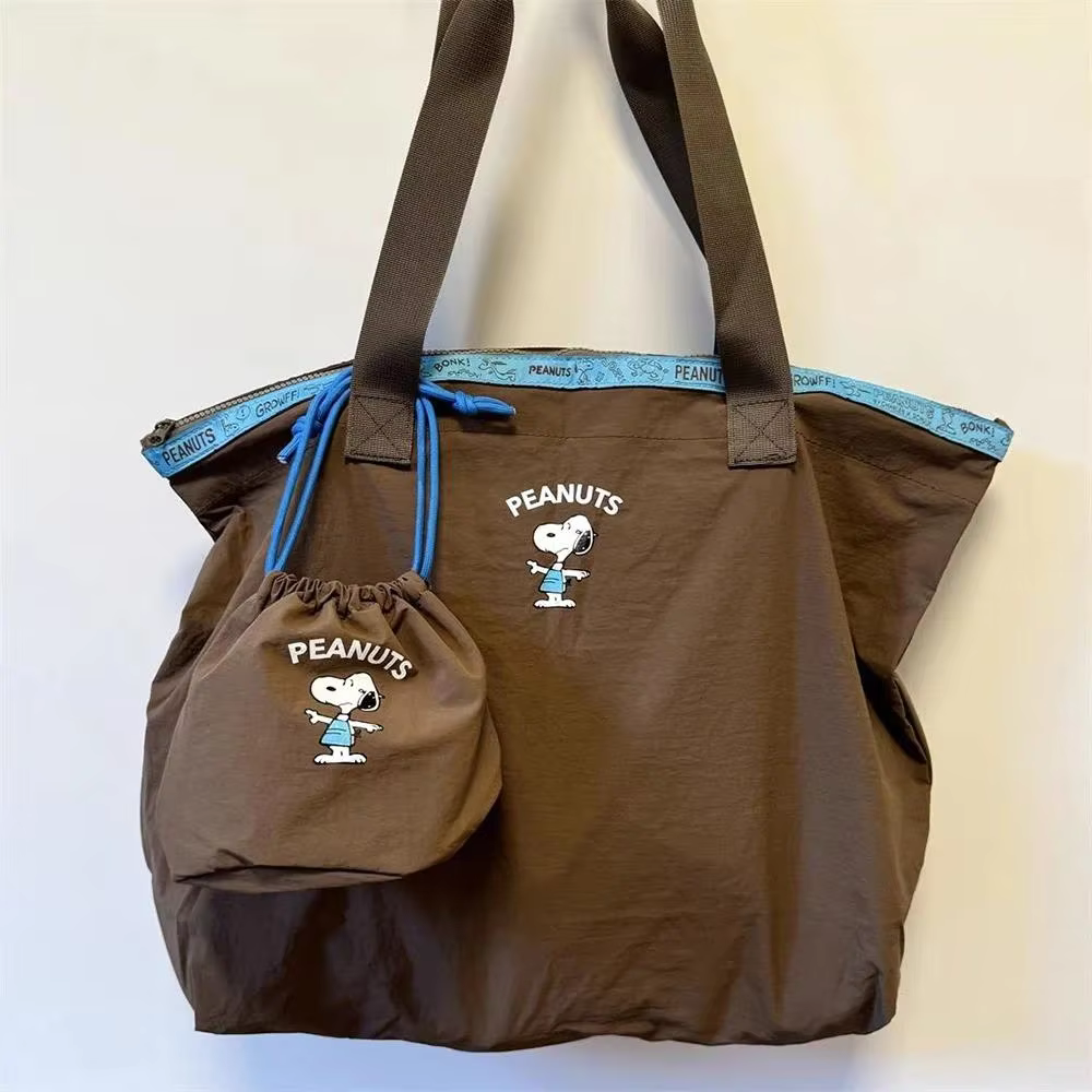 Sac de voyage Snoopy grande capacité, pliable, léger, bagage à main, sac de sport portable, sac de v