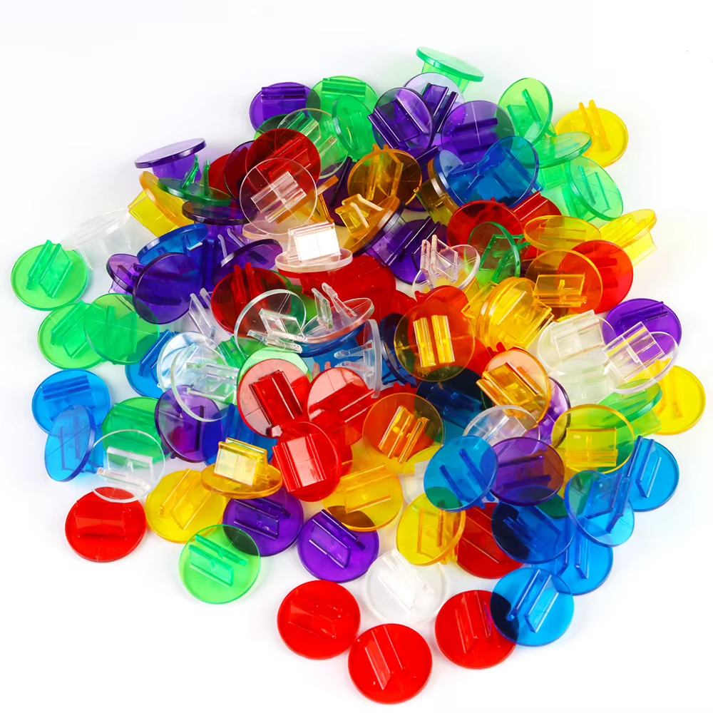 Porte-carte Clips de reliure de cartes porte-carte Transparent différentes couleurs disponibles racc