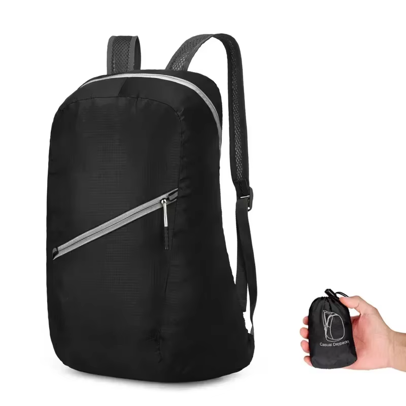 Sac à dos 20L pour hommes et femmes, sac pliable léger pour l'extérieur, sac de voyage étanche, sac 