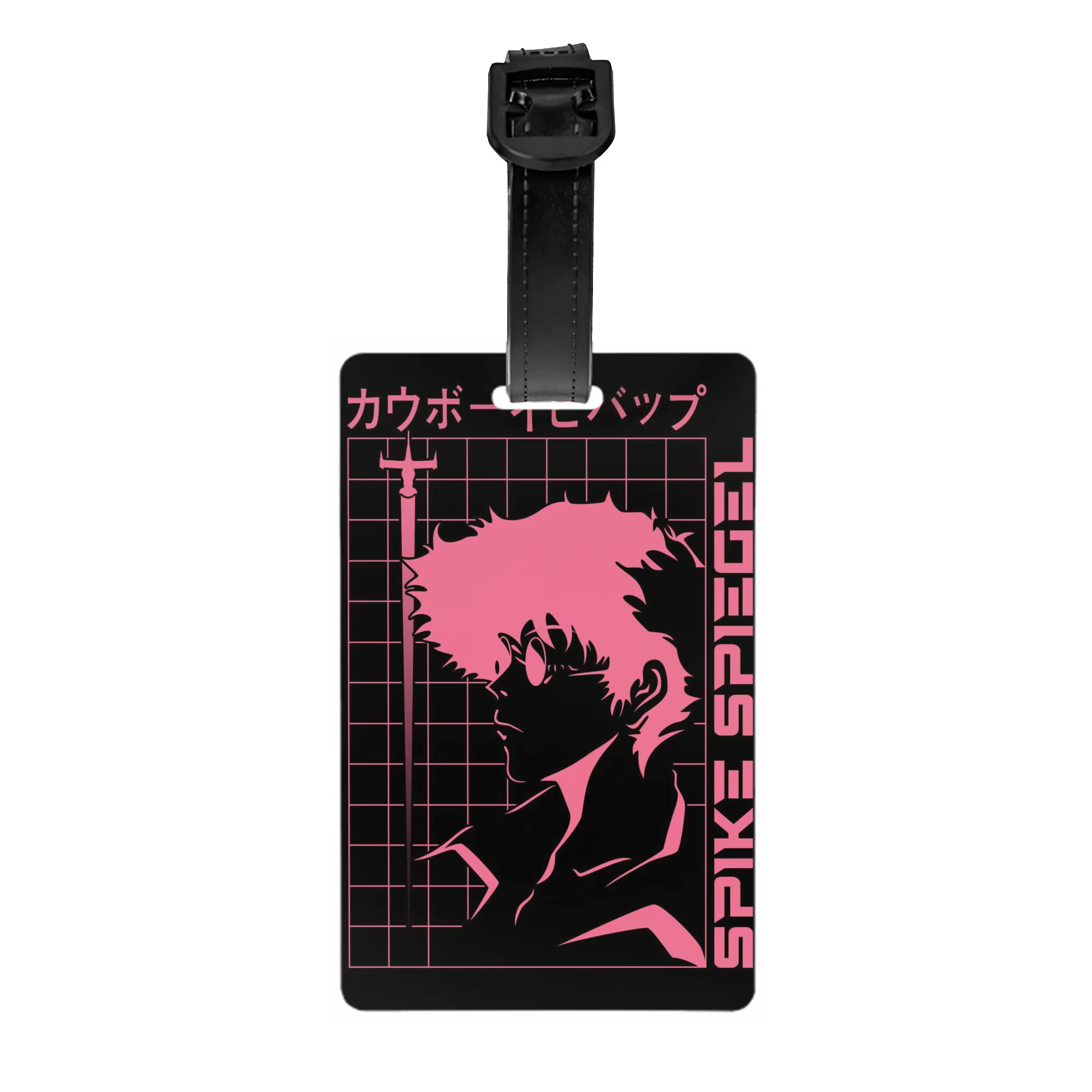 Étiquettes de bagages personnalisées Cowboy Bebop Anime, dessin animé manga personnalisé     Étiquet