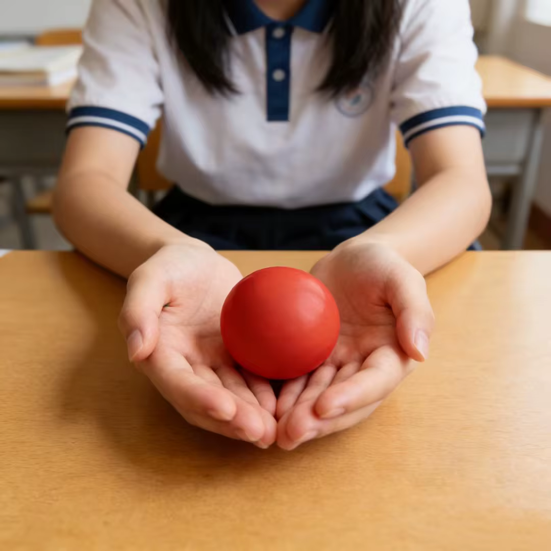Ballon d'exercice pour les mains de haute qualité pour adultes et enfants, en mousse, avec poignée r