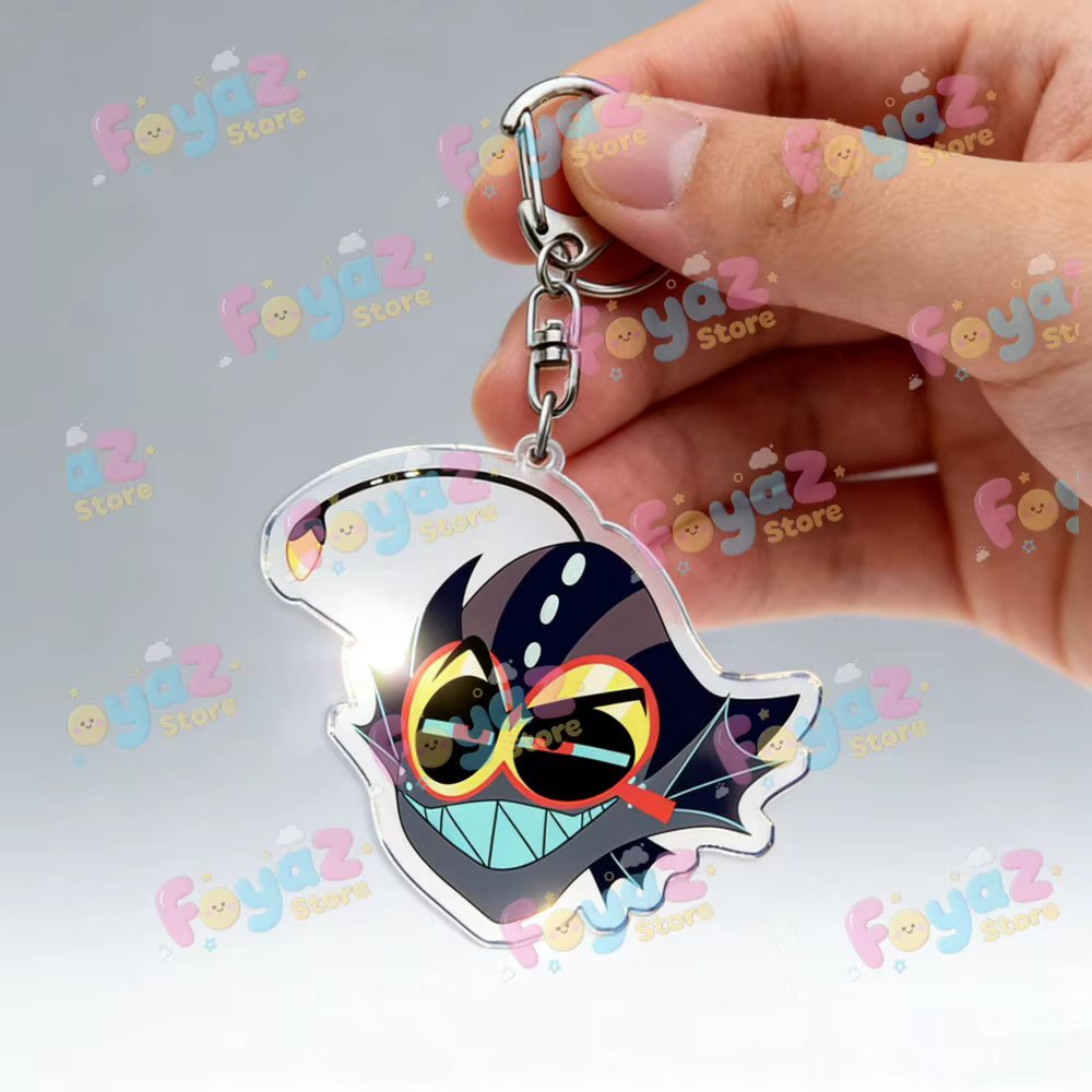 Porte-clés personnages d'anime, accessoires de sac, breloques Alastor Angel Lucifer Charlie Lute Vox