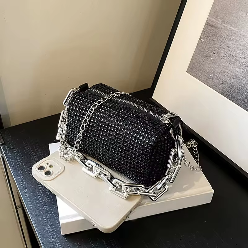 Sac à main de luxe pour femmes, nouveau sac seau en fer à cheval de haute qualité, exquis Rivet en P