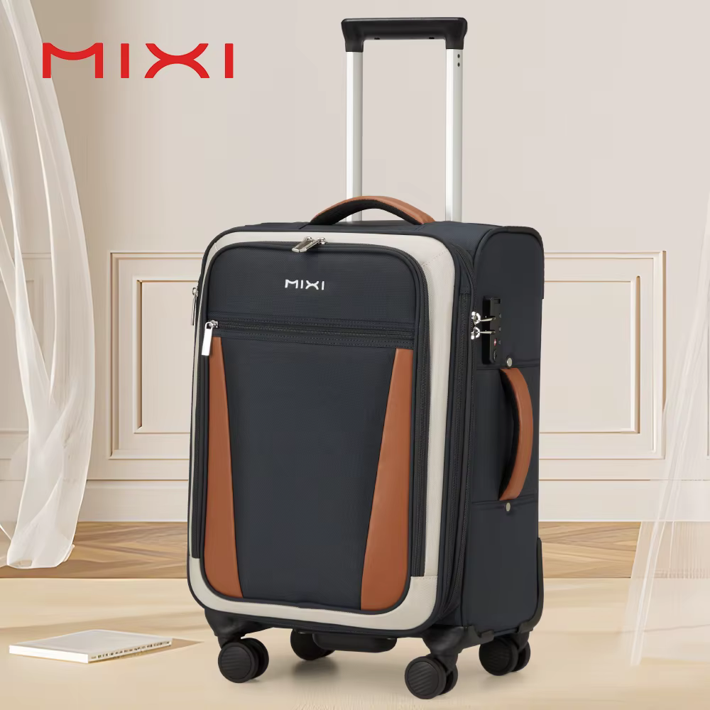 Mixi 20 pouces hommes voyage d'affaires Oxford bagages femmes valise à main Spinner roues sac roulan