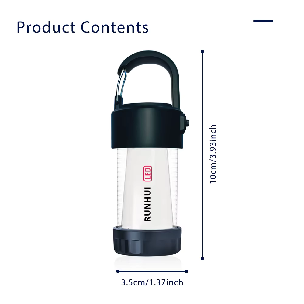 ML4 lanterne de Camping en plein air LED Camping lumière Rechargeable USB, trépied gratuit, Base mag