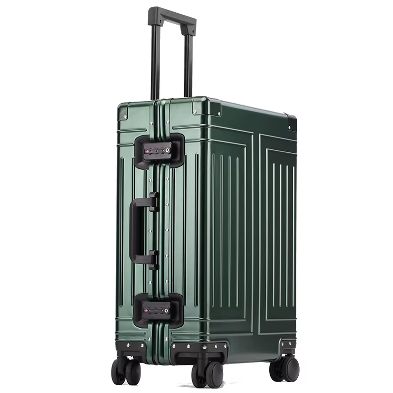SUSHIMU-Valise de voyage en alliage d'aluminium et magnésium, bagage à roulettes, bagage à roulettes
