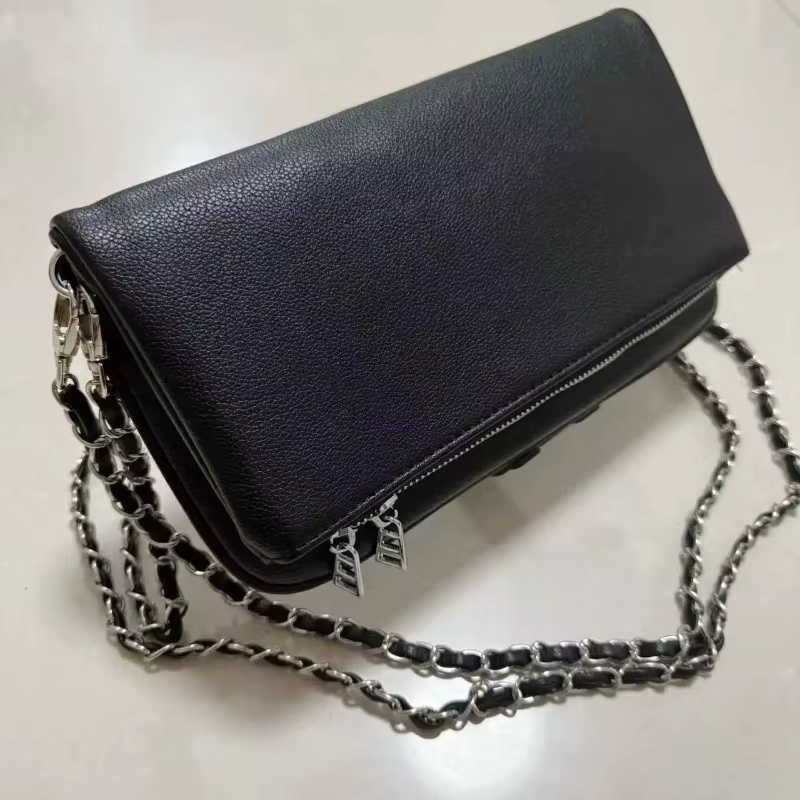 Sac à main pour femmes, nouveau sac enveloppe pour femmes, en cuir PU, rétro, sac bandoulière, desig