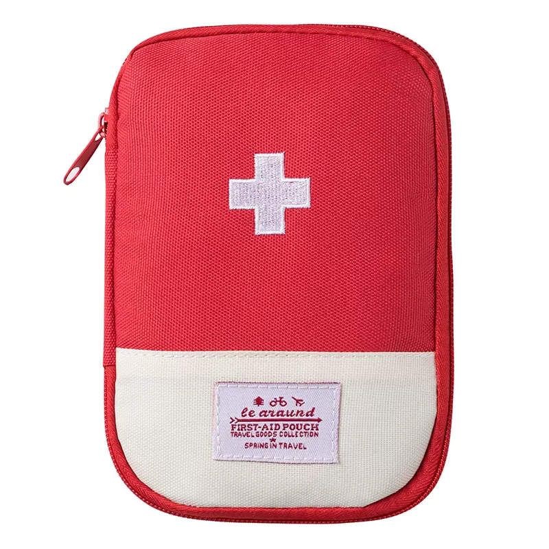 Mini trousse de médicaments de voyage - Trousse de premiers secours portable pour le camping en plei