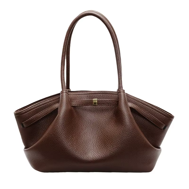 Sacs à bandoulière en cuir PU souple pour femmes, nouveau modèle litchi, Mini fourre-tout de grande