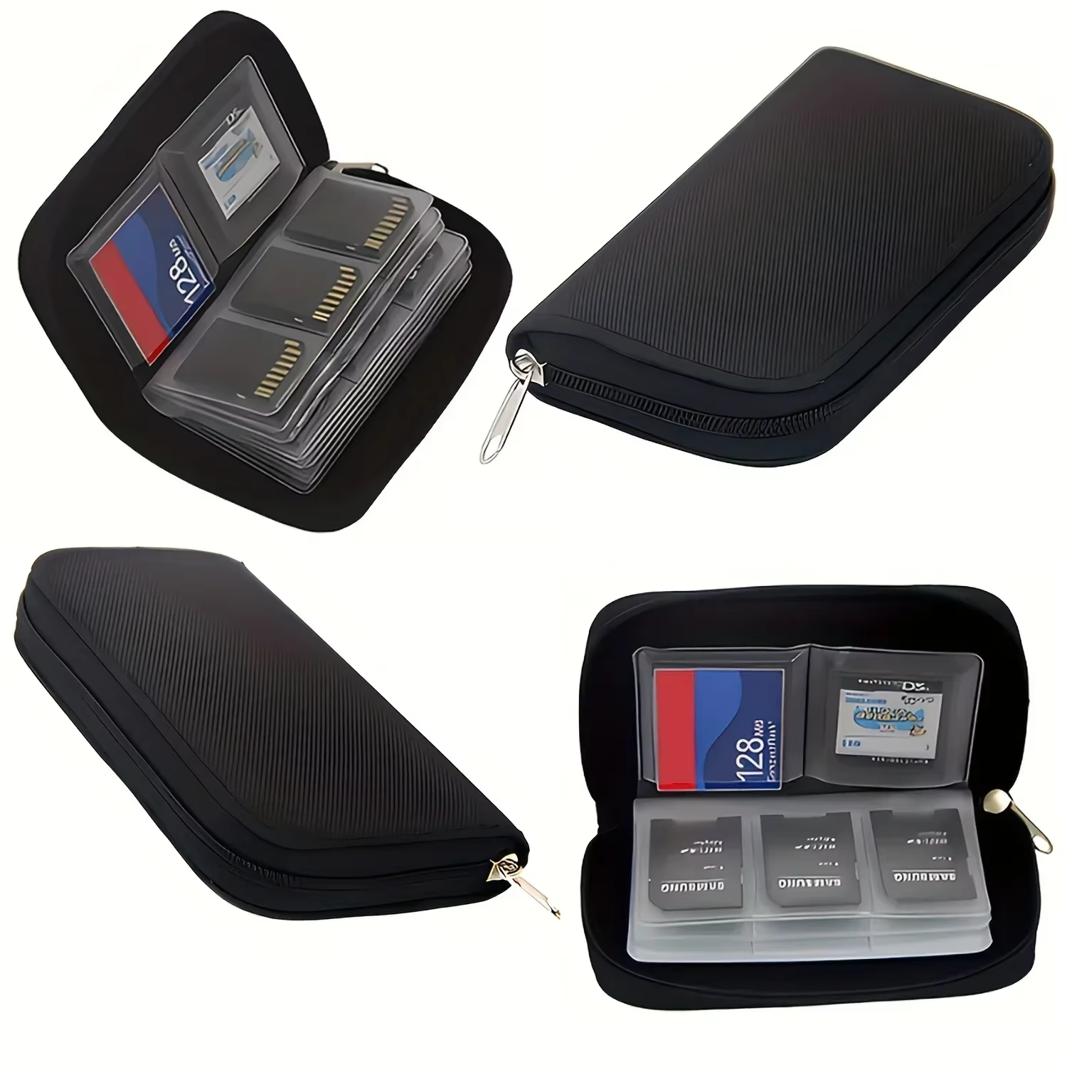 Sac de rangement pour cartes mémoire, étui de transport, porte-cartes, 22 emplacements pour CF/SD/Mi
