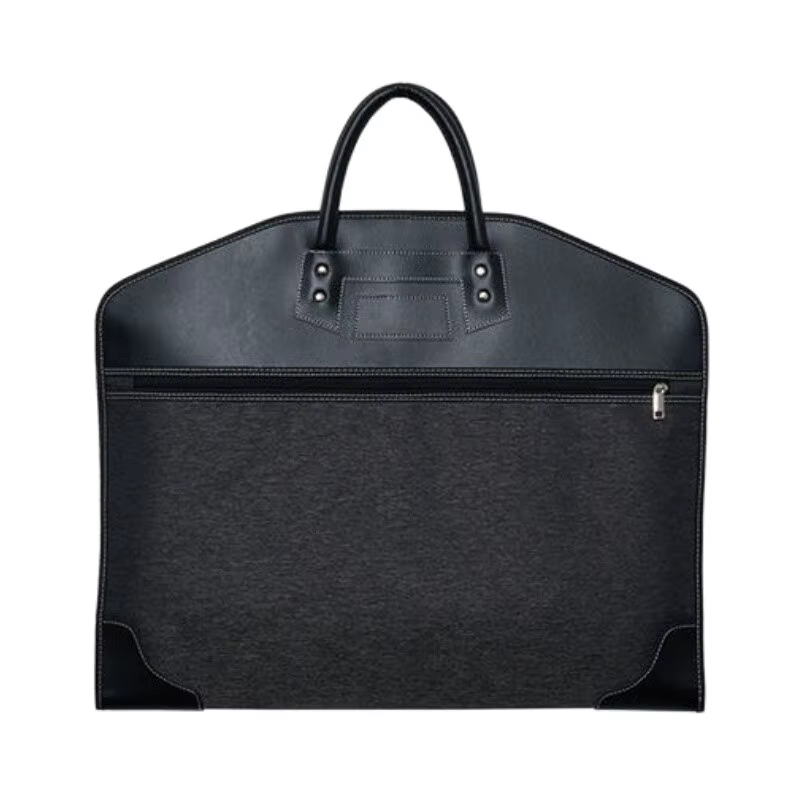 Sac à vêtements de costume en cuir pour voyage, housse étanche et anti-poussière, porte-costume d'af