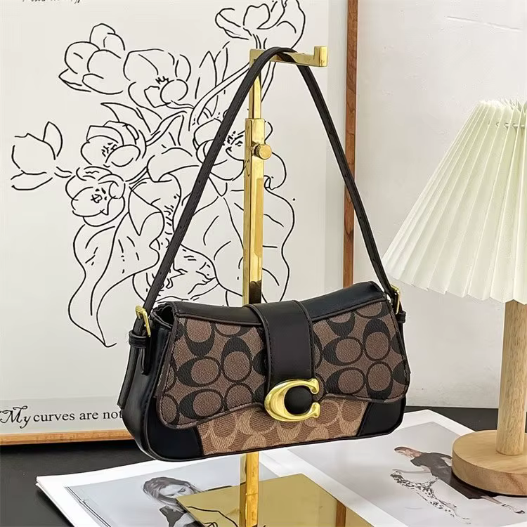 Nouveau Sac à Bandoulière Rétro Monogramme 2026 pour Femme en Cuir PU Colorblock Tendance - Sac Croi