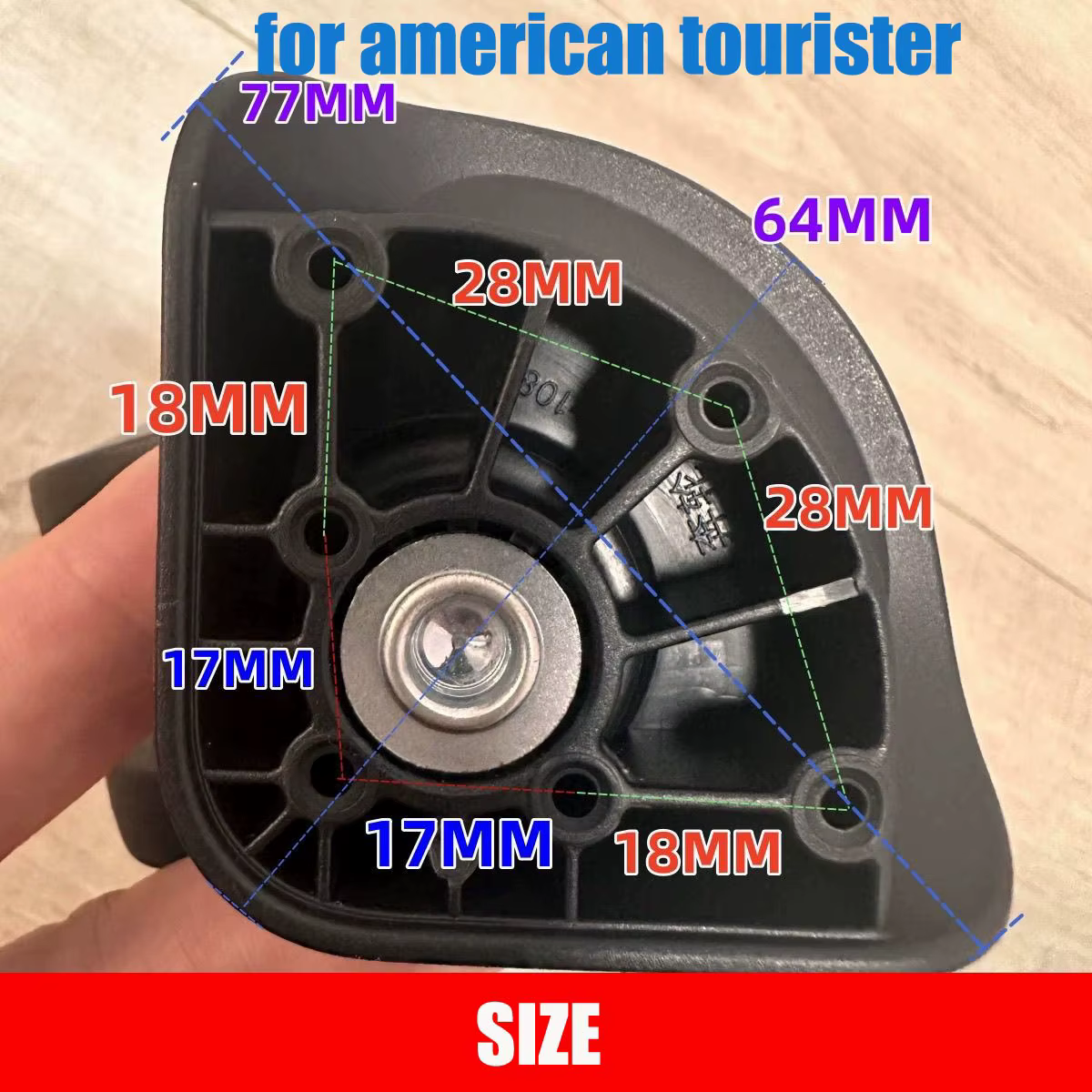 Roue de valise pour American Tourister, roues de valise, accessoires de valise, pièces de rechange p