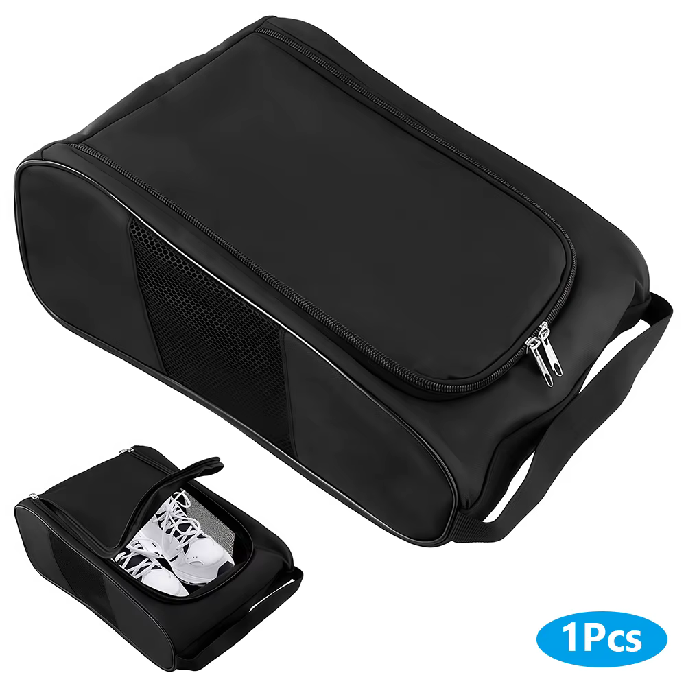 Sac à chaussures de golf pour voyage, sac de transport à fermeture éclair pour l'extérieur, compatib