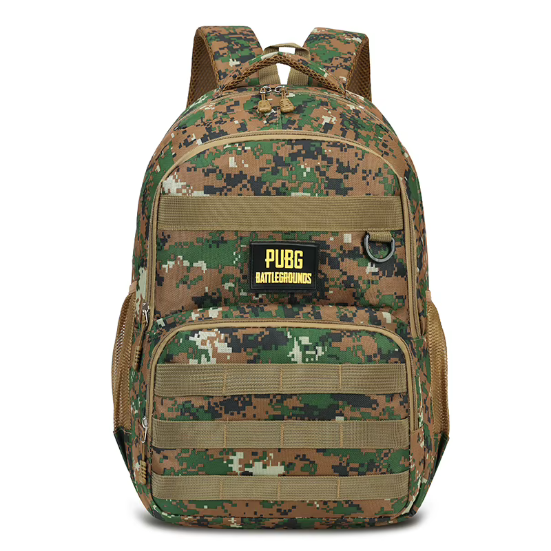 Sac à dos camouflage grande capacité - Fermeture éclair, randonnée, voyage, sac à dos d'aventure en