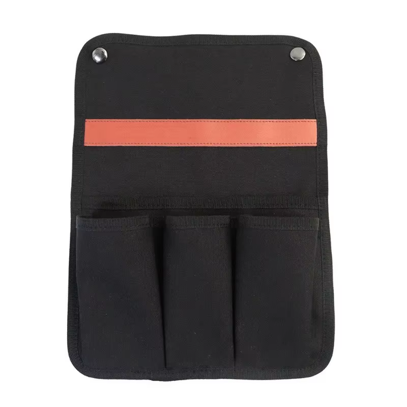 Organisateur de repose-bras pour chaise de camping, sac de rangement suspendu, pochette latérale mul