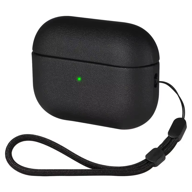Étui AirpPods Pro 2 en cuir grain pour Airpods Pro 3, étui Airpods 4 3 Apple, accessoires pour écout