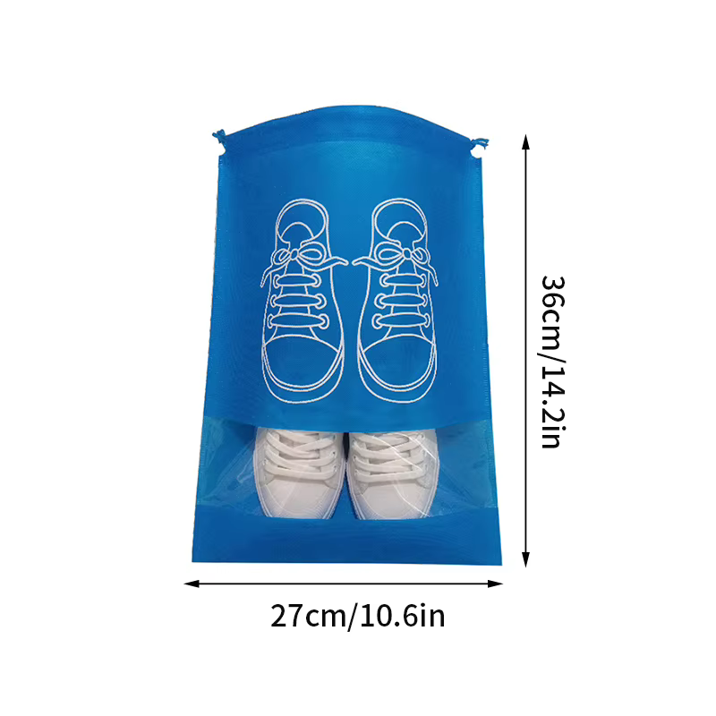 Sacs de rangement de chaussures portables, pochette de couverture de chaussures de voyage, poche éta
