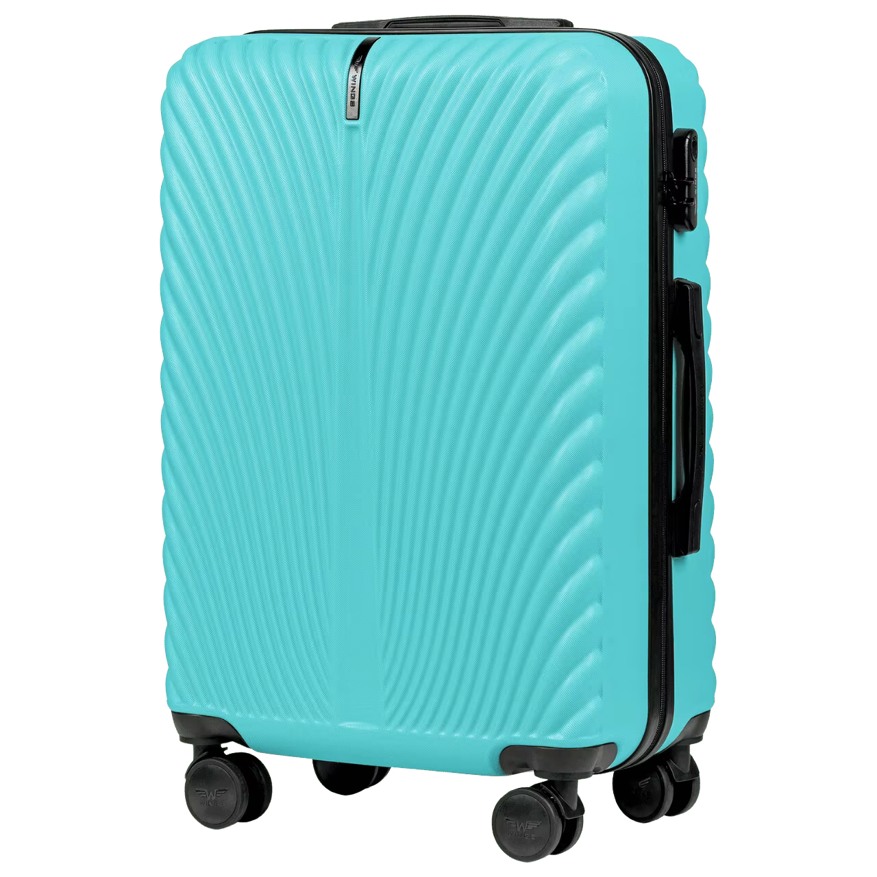 Valise moyenne Wings Swan 24 " - légère, rigide, bleue (Light Blue)