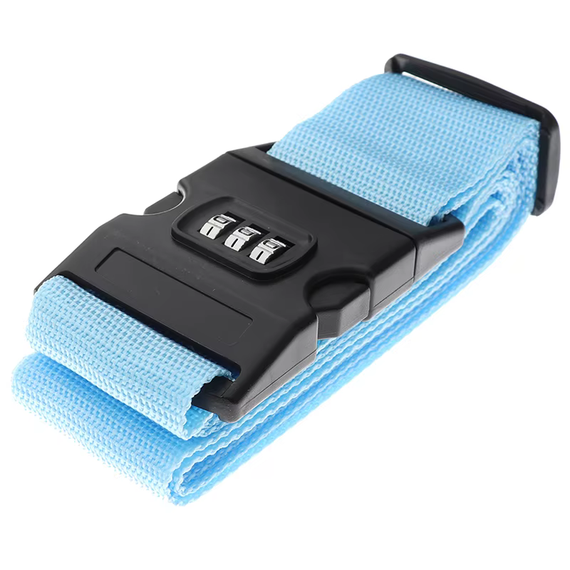 Valise à bagages de voyage, verrouillage sécurisé, sangle d'emballage en Nylon Durable, 1 pièce