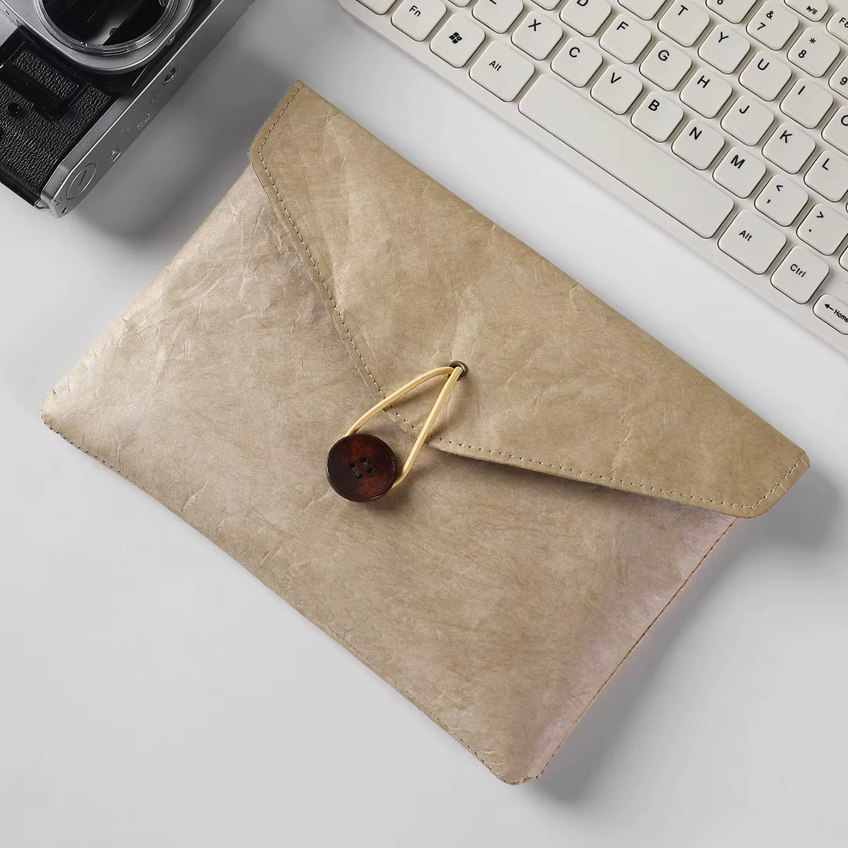 Sac simple en papier DuPont Ultra léger et étanche, sac de rangement pour documents et reçus pour iP
