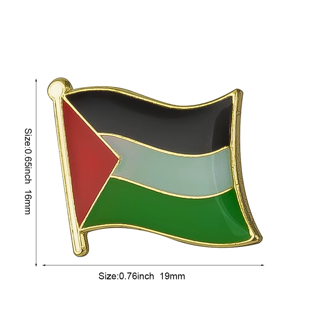 Badge drapeau palestinien, épingle à revers pour sac à dos