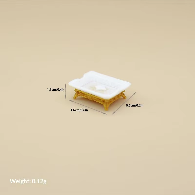 Douche miniature pour maison de poupée 1:12, pommeau de douche de simulation, robinet de salle de ba