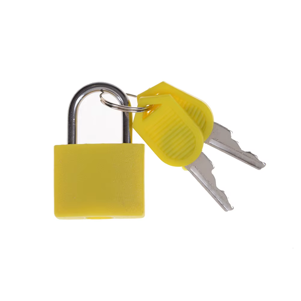 1PCS 30x23mm Petit mini cadenas en acier robuste pour valise de voyage et journal intime avec 2 clés