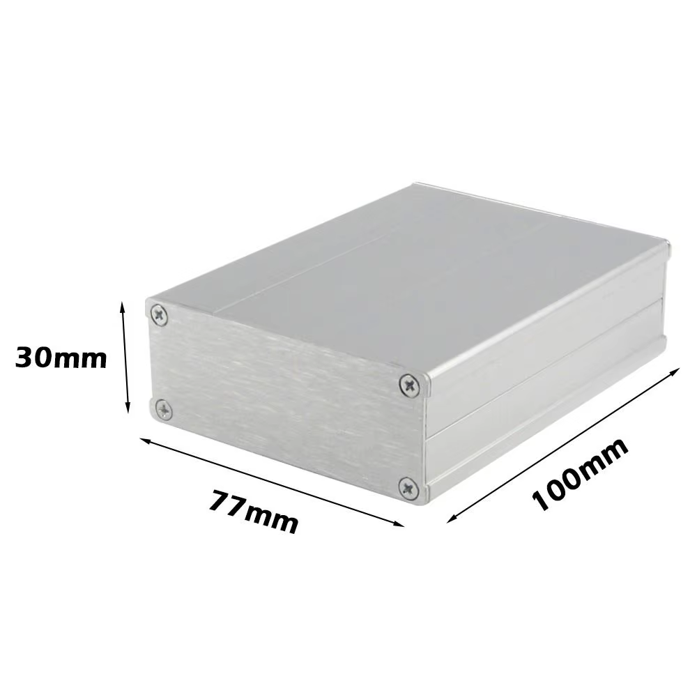 Coque de Circuit imprimé argenté, boîtier de contrôleur de Circuit imprimé PC, boîtier en aluminium,