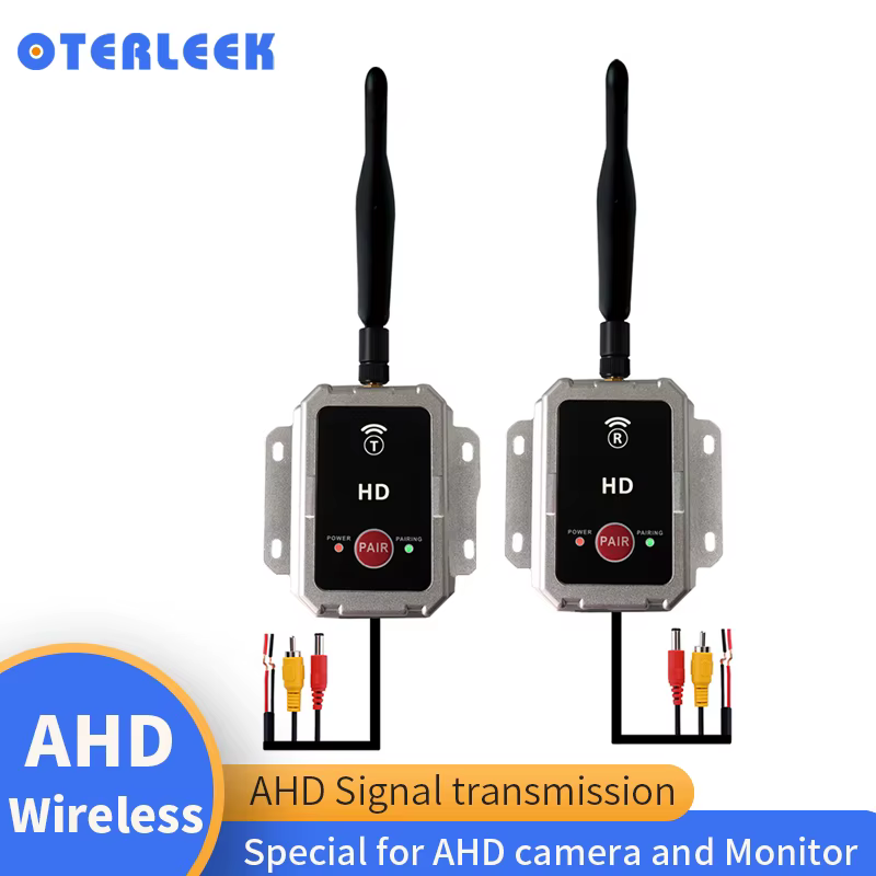 Nouvel arrivage! 2.4G Sans Fil Émetteur et Récepteur Pour AHD Caméra et AHD Moniteur DC12V-36V pour 