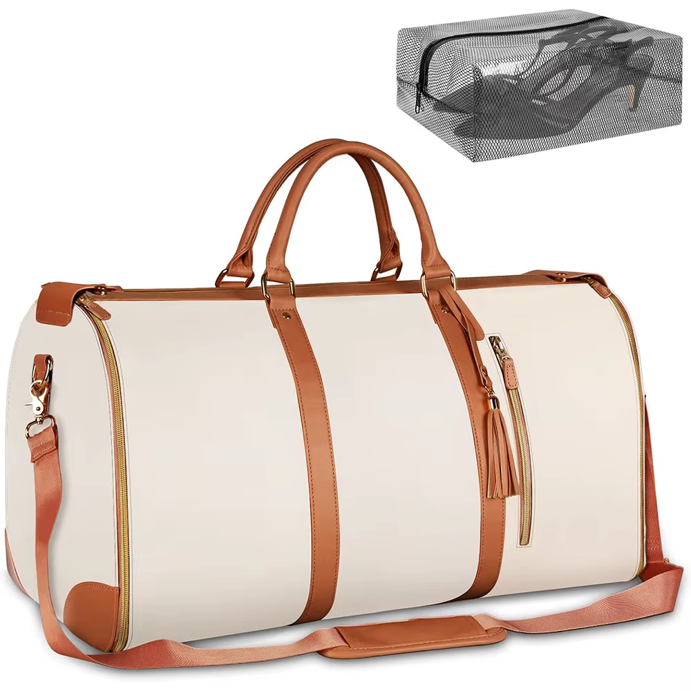 Sacs de voyage pour vêtements, sacs de rangement multifonctionnels pliables pour femmes avec pochett