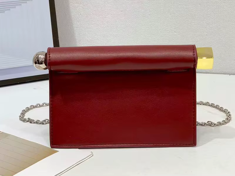 Pochette tendance pour femmes avec bord roulé, matériau de haute qualité, sac à bandoulière simple a