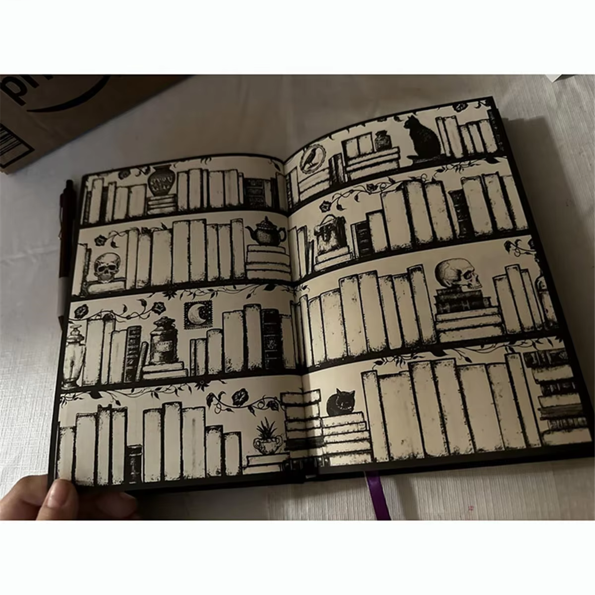 【A29I-Vente】Journals d'attente pour le Journal de nuit, inspiré gothique, journalisation pour la lec