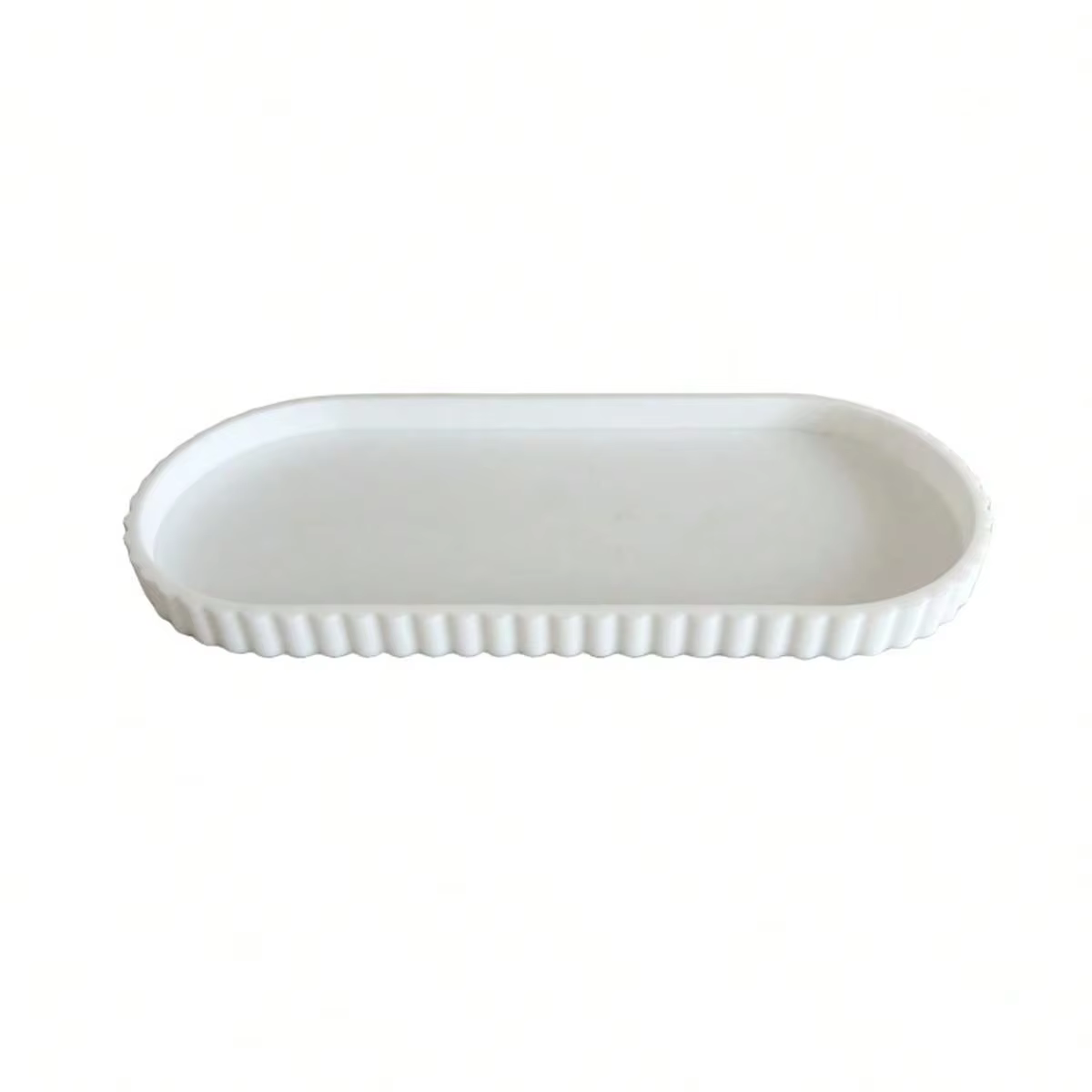 Plateau de rangement pour vanité de salle de bain, comptoir de savon, bougies parfumées, plateau pou