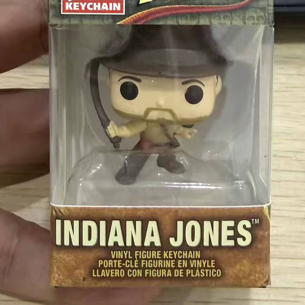 Porte-clés Indiana Jones, figurine de 10 cm