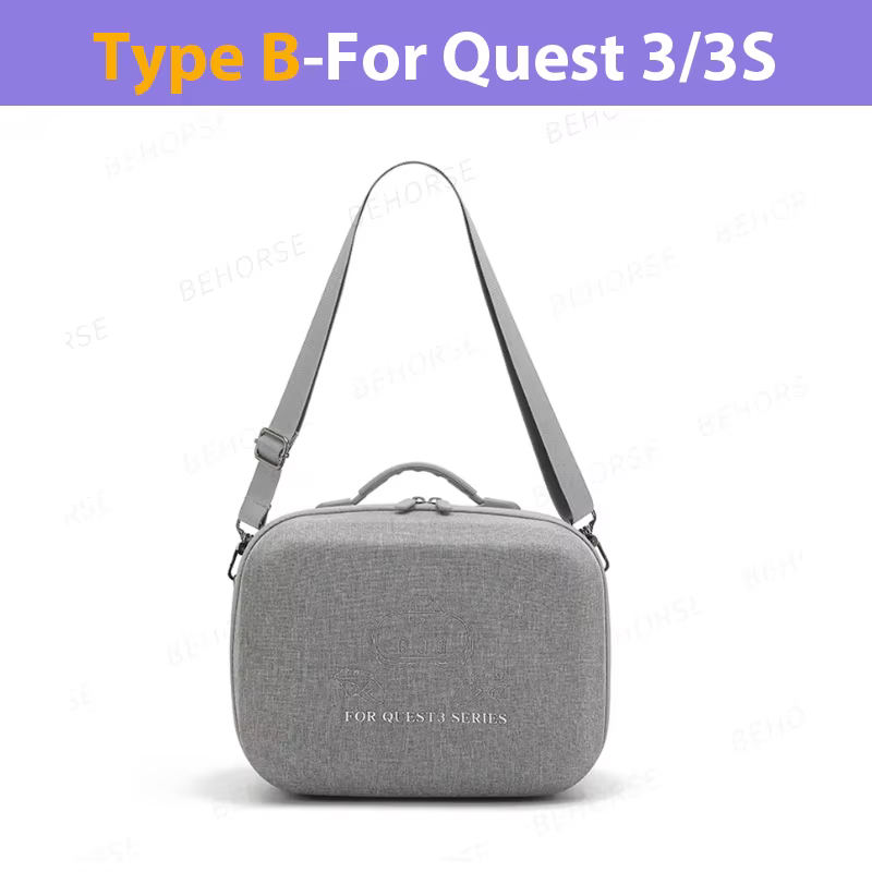 Sac à bandoulière pour Quest 3S/3, grand sac à coque rigide, boîte de transport de voyage pour Quest