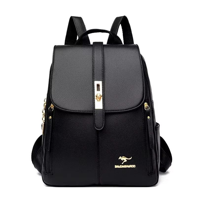 Femmes grande capacité sac à dos de haute qualité en cuir Vintage sacs pour femmes sacs d'école voya