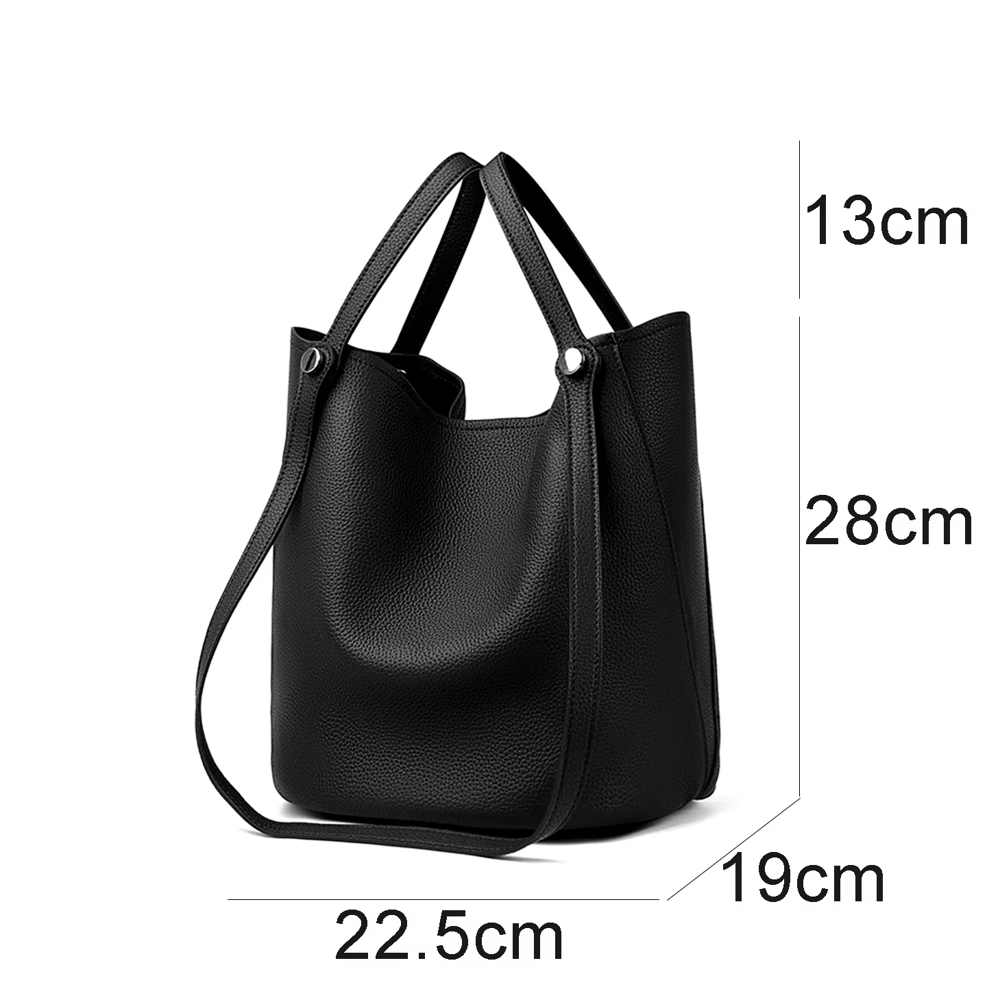 Sac fourre-tout en cuir véritable pour femme, sac à main et pochette de luxe, sacs décontractés, sac