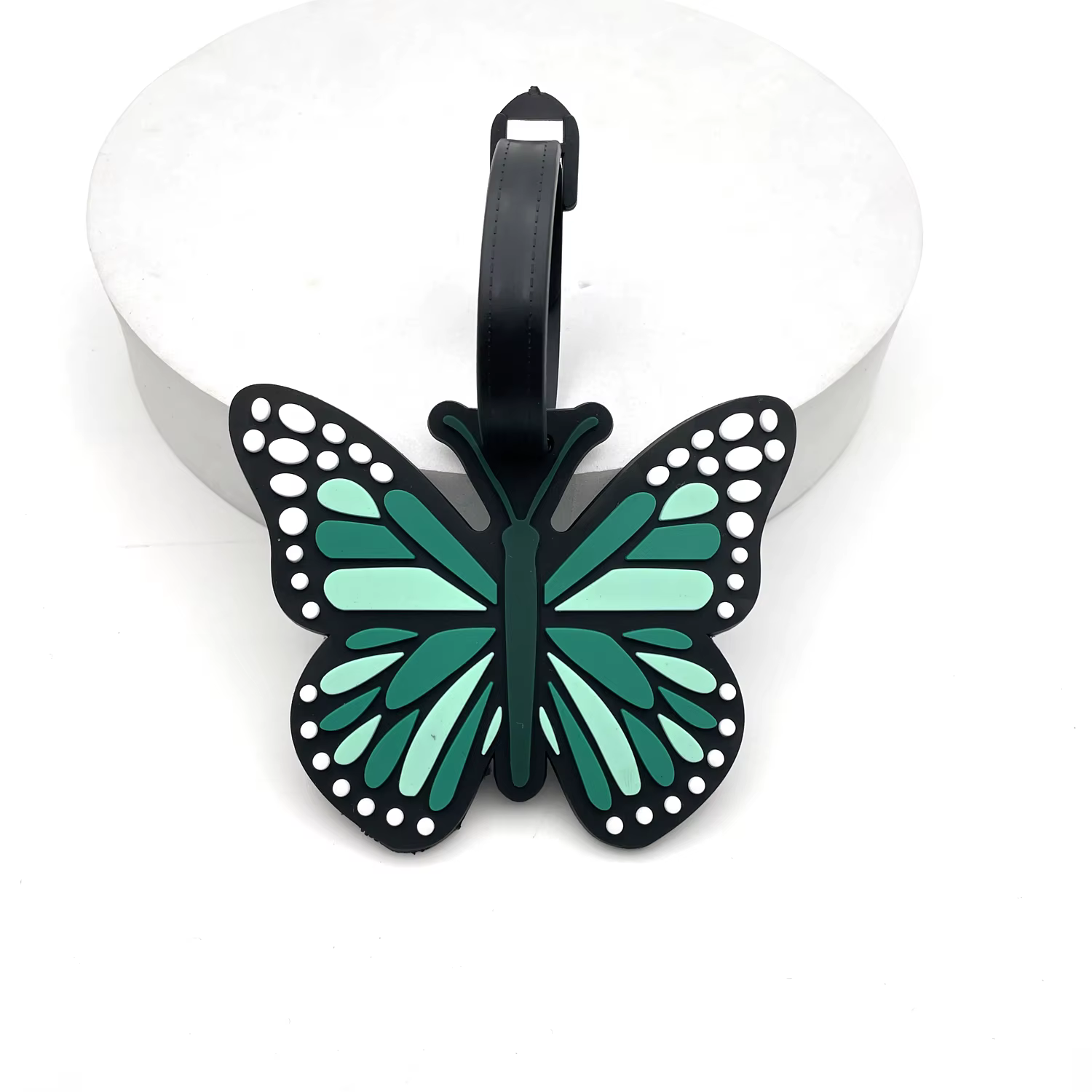 Étiquette de bagage papillon pour femmes, 1 pièce, étiquette de bagage de voyage, valise pour filles
