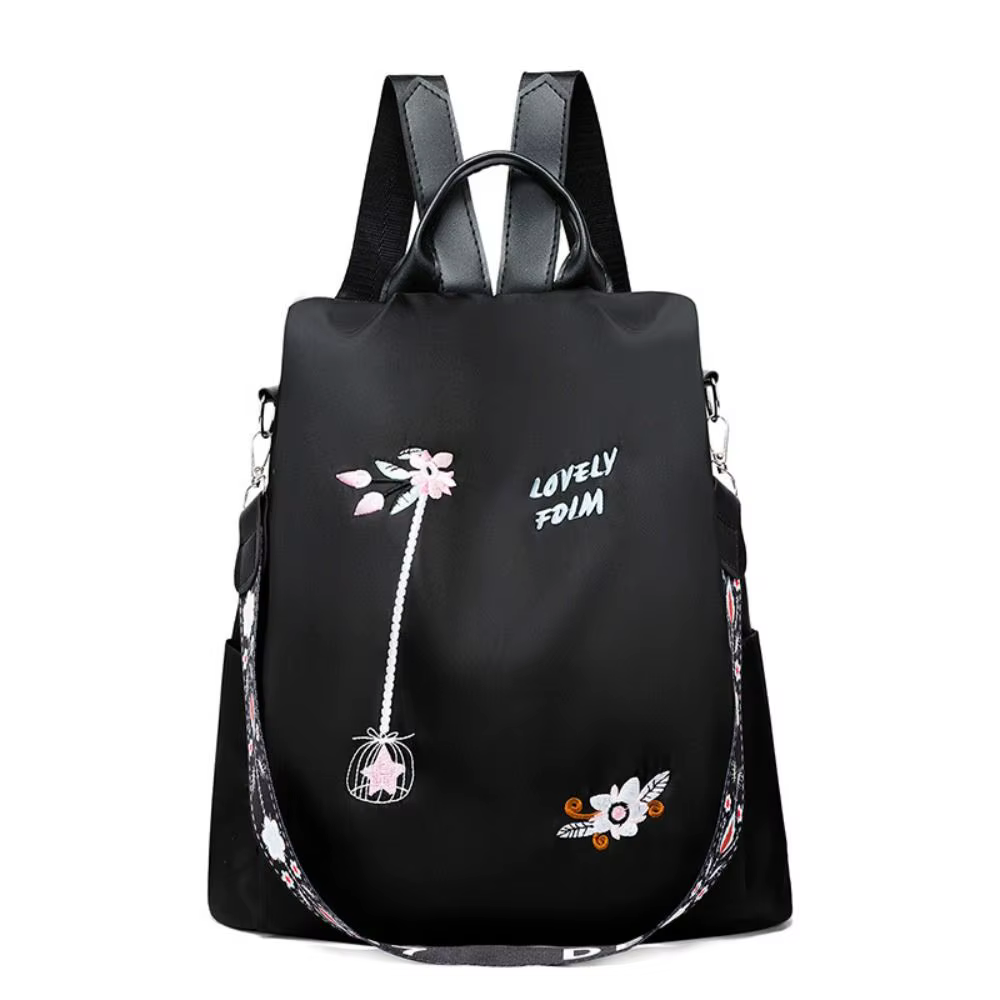 Sac à Dos Oxford Brodé pour Femme, Décontracté, de Styliste, Grande Capacité, Voyage, Étanche, Shopp