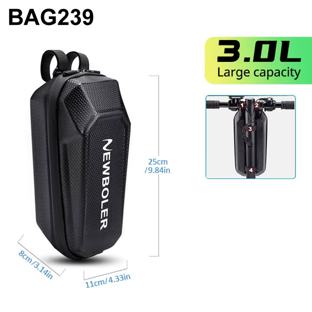 NEWBOLER 3L/5L sac de Scooter électrique accessoires sac de véhicule électrique avec Port USB sac av