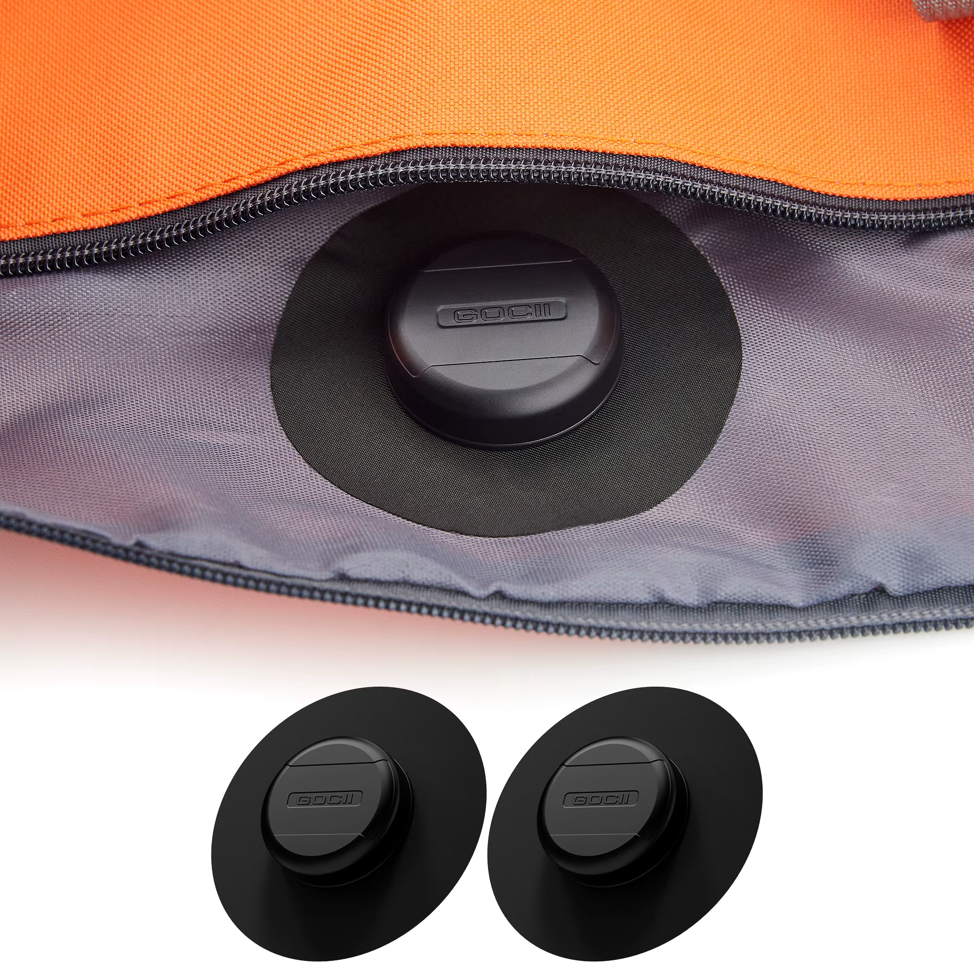 Pour Apple AirTag étui avec autocollant adhésif AirTags support en tissu GPS Tracker support caché p