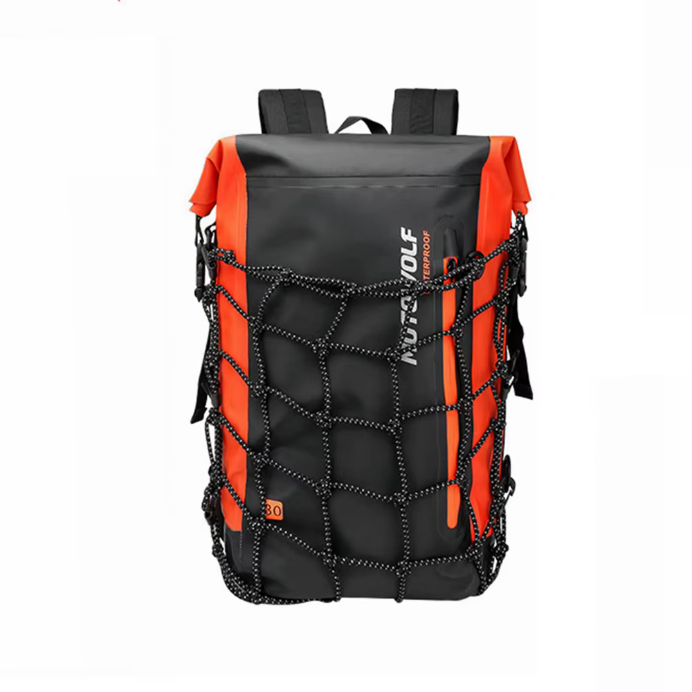 Sac à dos de moto pour hommes et femmes, sac étanche pour casque intégral, sac de voyage réfléchissa