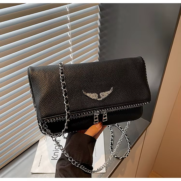 Sacs bandoulière tendance pour femmes, sacs à épaule minimalistes avec chaîne, sacs de créateur, sac