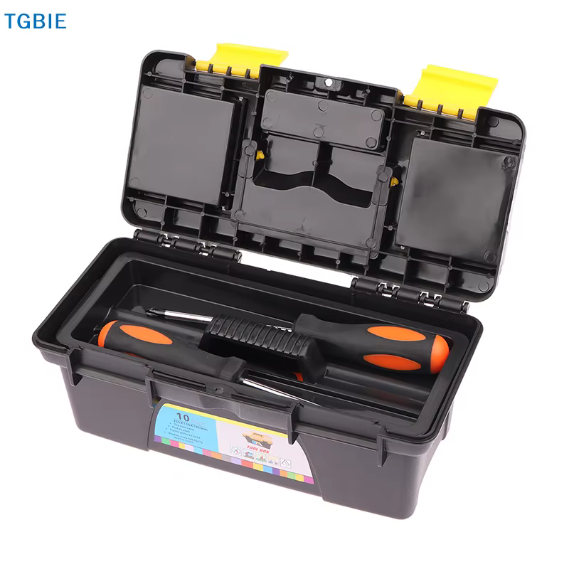 [TL][TL] Boîte à outils à deux niveaux, mini boîte de rangement pour accessoires avec poignée, organ