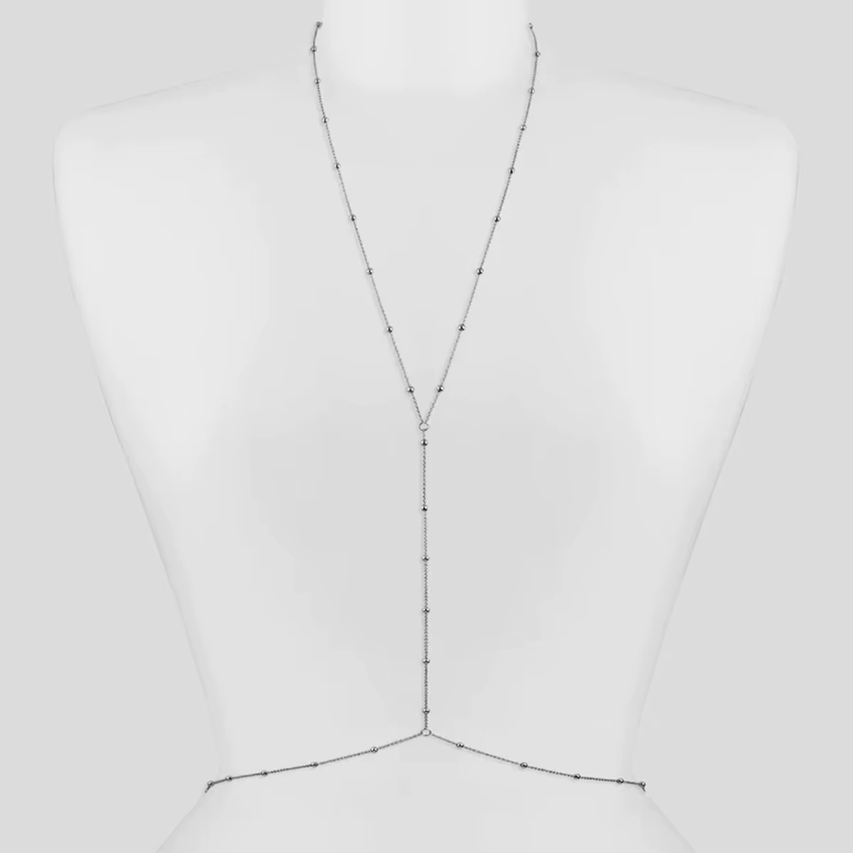 Chaîne de perles en acier inoxydable, Simple et à la mode, chaîne de corps bohème pour femmes, acces