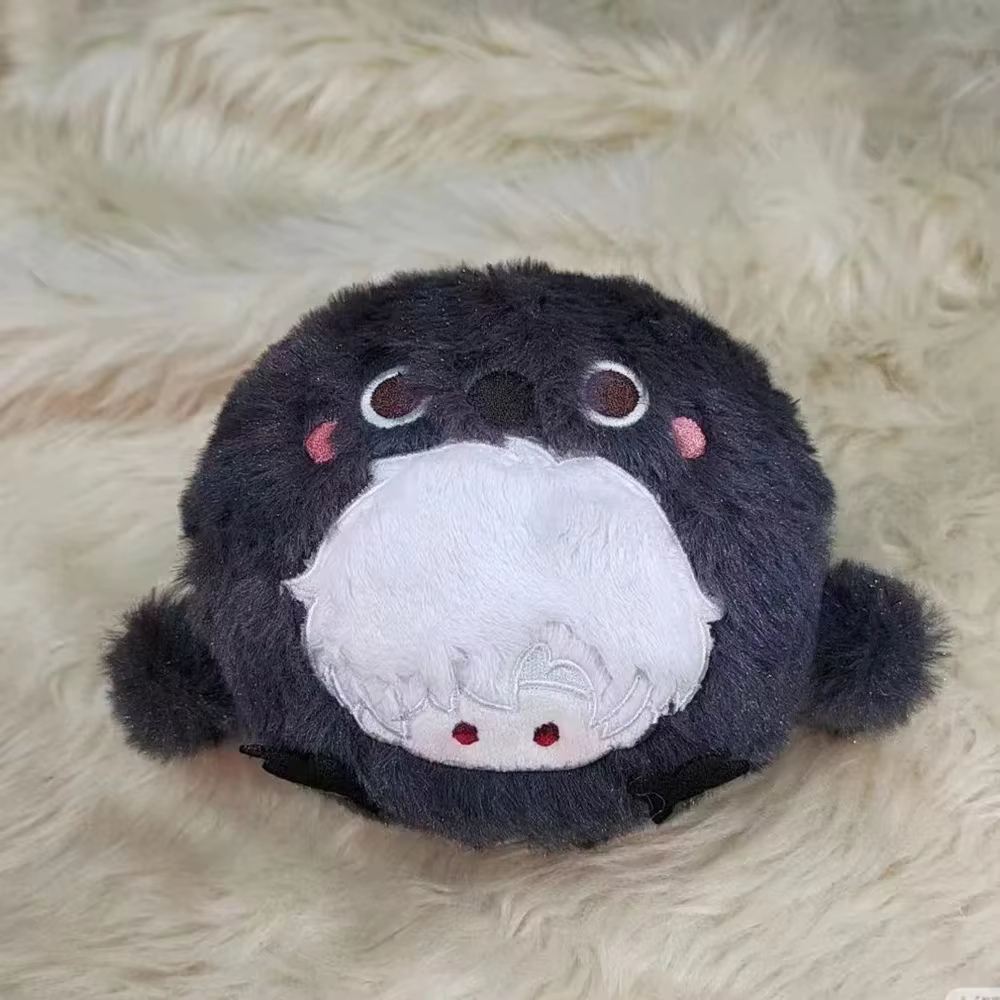 Porte-clés Cosplay Sylus Love And Deepspace, corbeau en peluche, poupée mignonne, pendentif de sac, 
