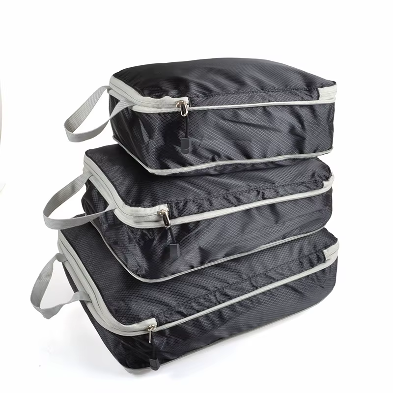 Organiseurs de bagages, sacs de rangement de voyage portables, cubes de compression, sacs de voyage 